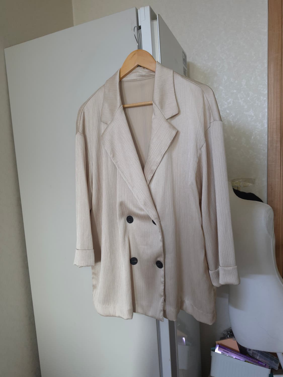 새상품)자라 링클 이펙트 블레이져 상품이미지3