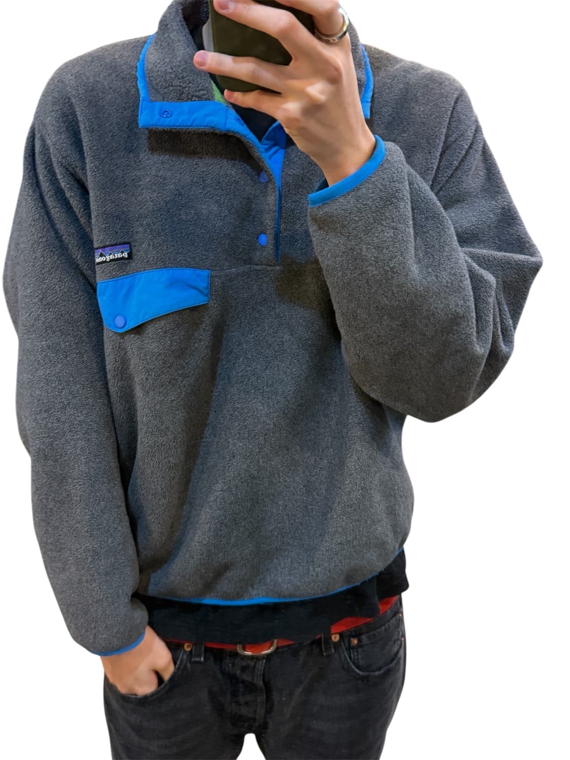 파타고니아 2010 신칠라 차콜 블루 배색(Men,S) 상품이미지2