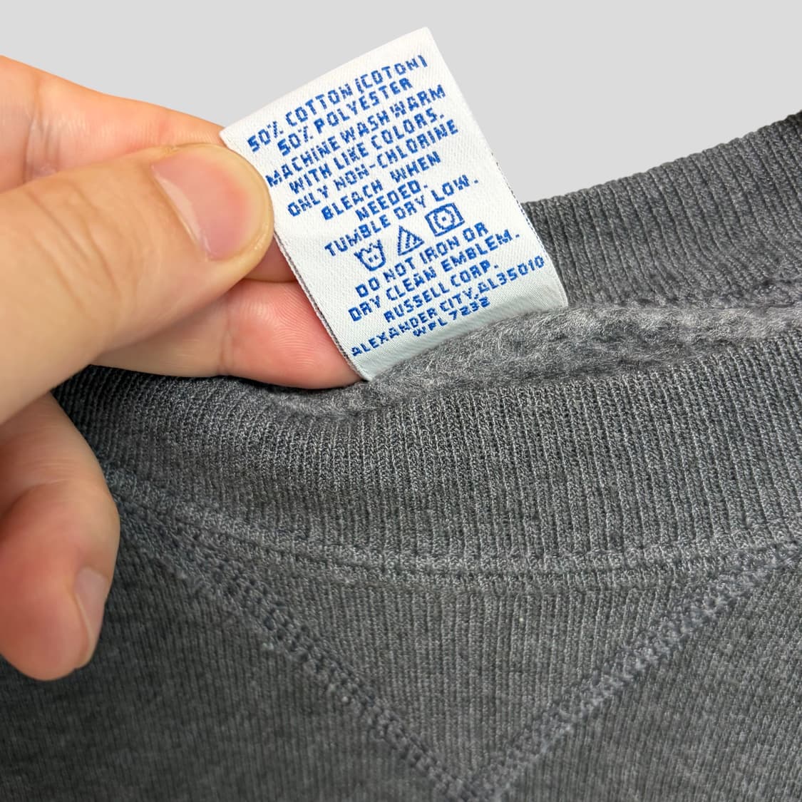 (유스L)90s러셀 블랭크 스웨트셔츠 맨투맨 상품이미지4