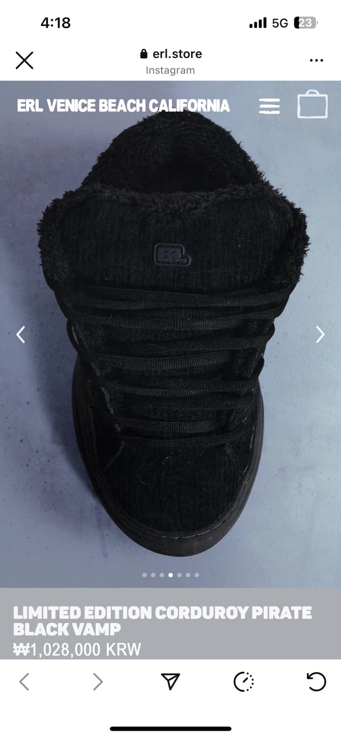 Erl vamp corduroy 10사이즈 상품이미지3