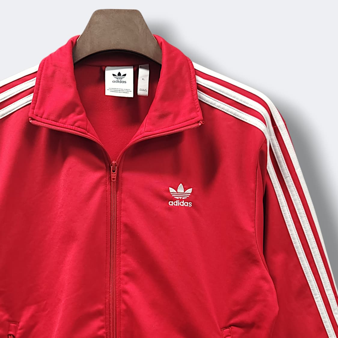 [XL] 아디다스 레드&화이트라인 클래식 파이어버드 트랙탑 져지 상품이미지4