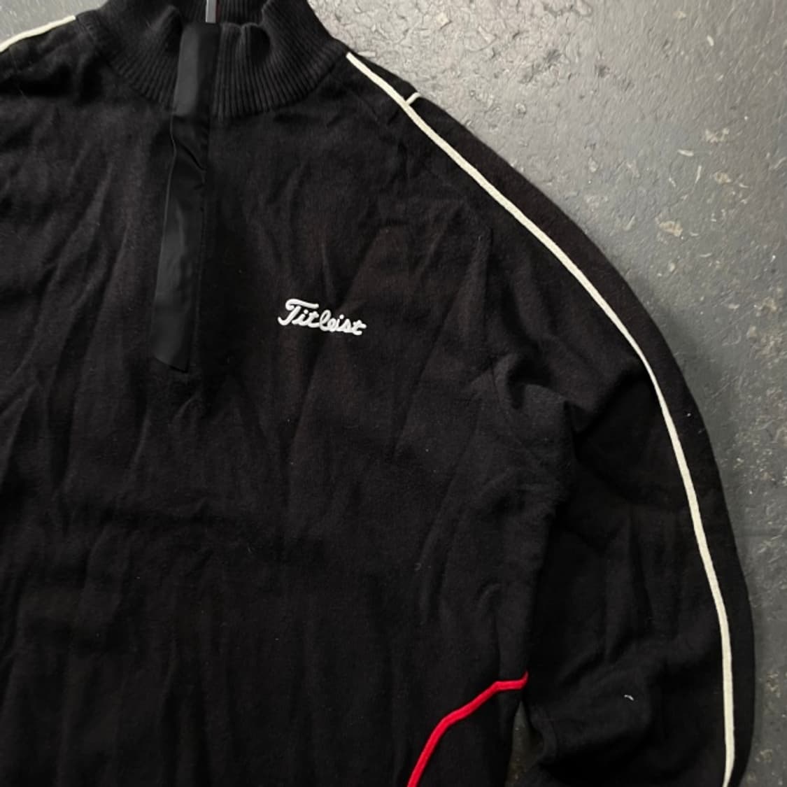100 타이틀리스트 방풍 반집업 니트 상품이미지2