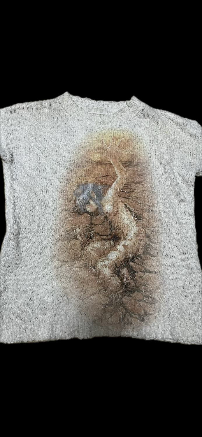 kizip soft wax anime printed knit 상품이미지1