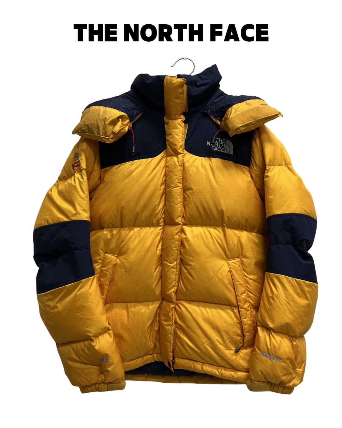 노스페이스 서밋시리즈 윈드스토퍼 드롭 700필 구스다운 패딩 자켓 옐로우 상품이미지1