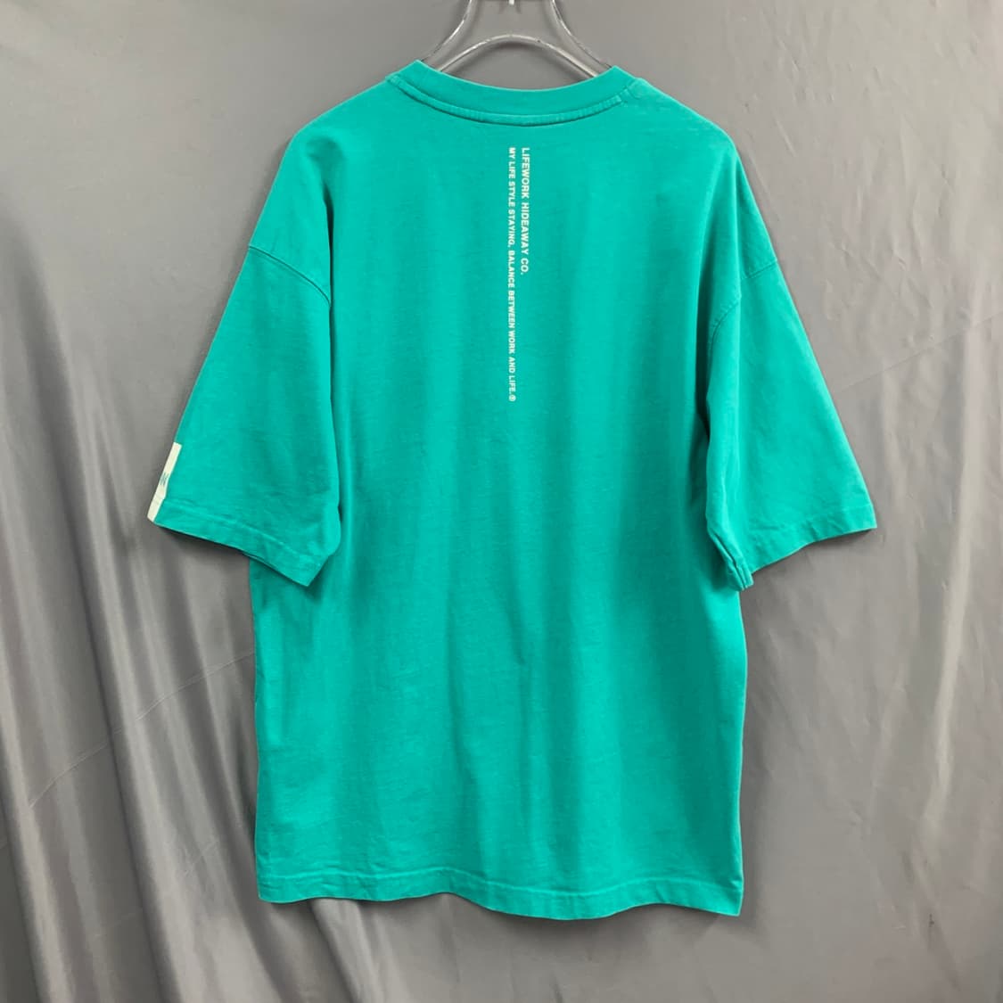 M 라이프워크 실리콘 라독 오버핏 프린팅 반팔티 상품이미지3