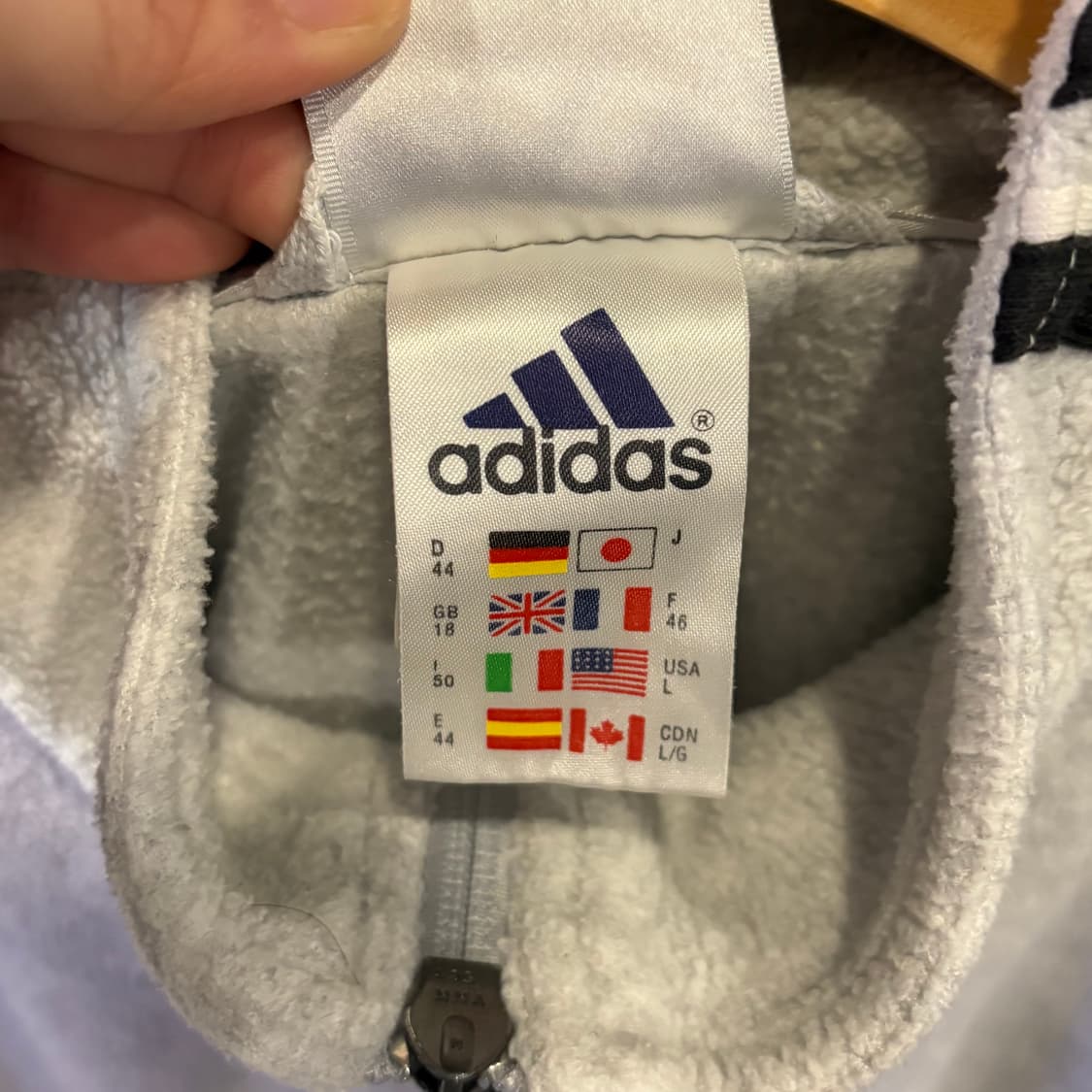 아디다스 그레이 플리스 집업 상품이미지8