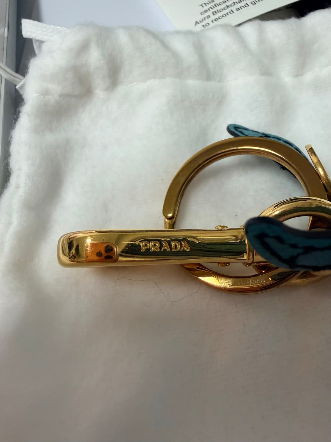 [정품] 프라다 로봇 키링 버니 (백참)  상품이미지5