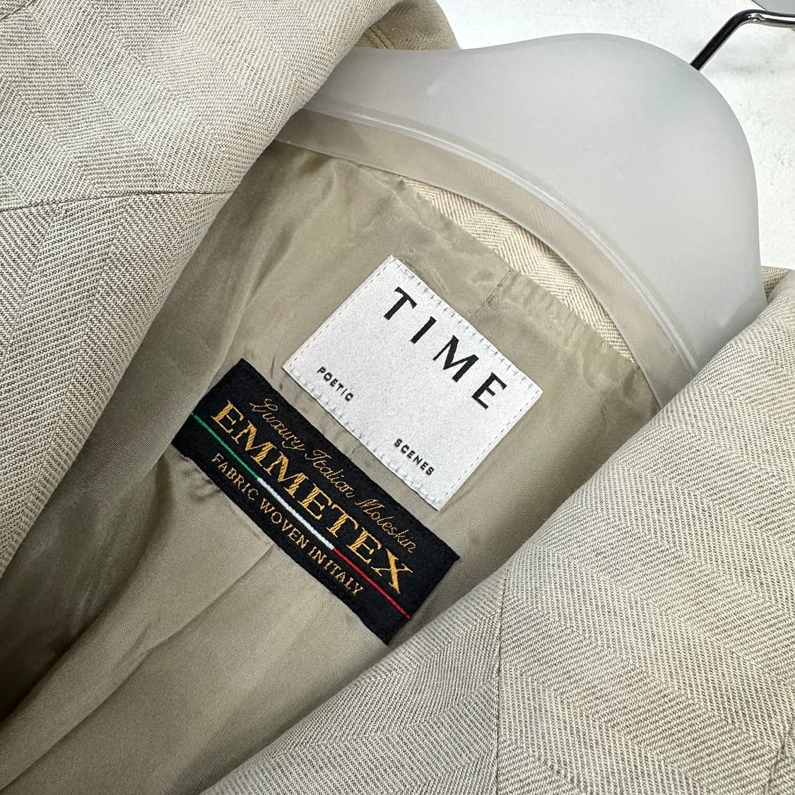 타임 TIME 린넨 코튼 헤링본 자켓 상품이미지2