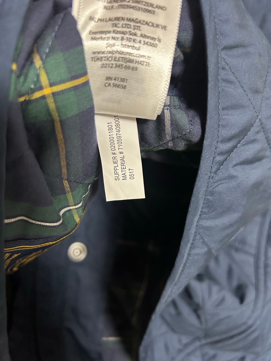 폴로 랄프로렌 퀼팅 조끼M사이즈 팜 상품이미지6