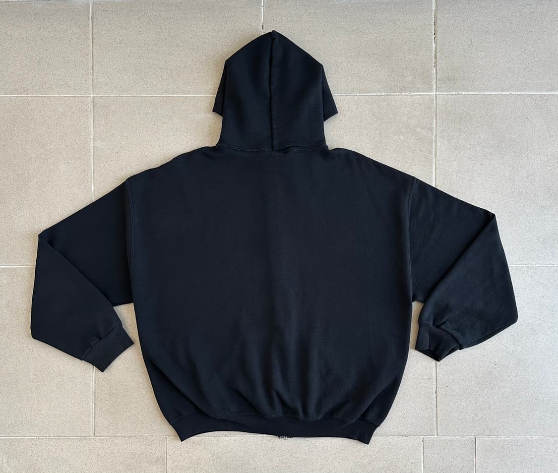 00s 빈티지 러셀 후드집업 블랙 XL 상품이미지2