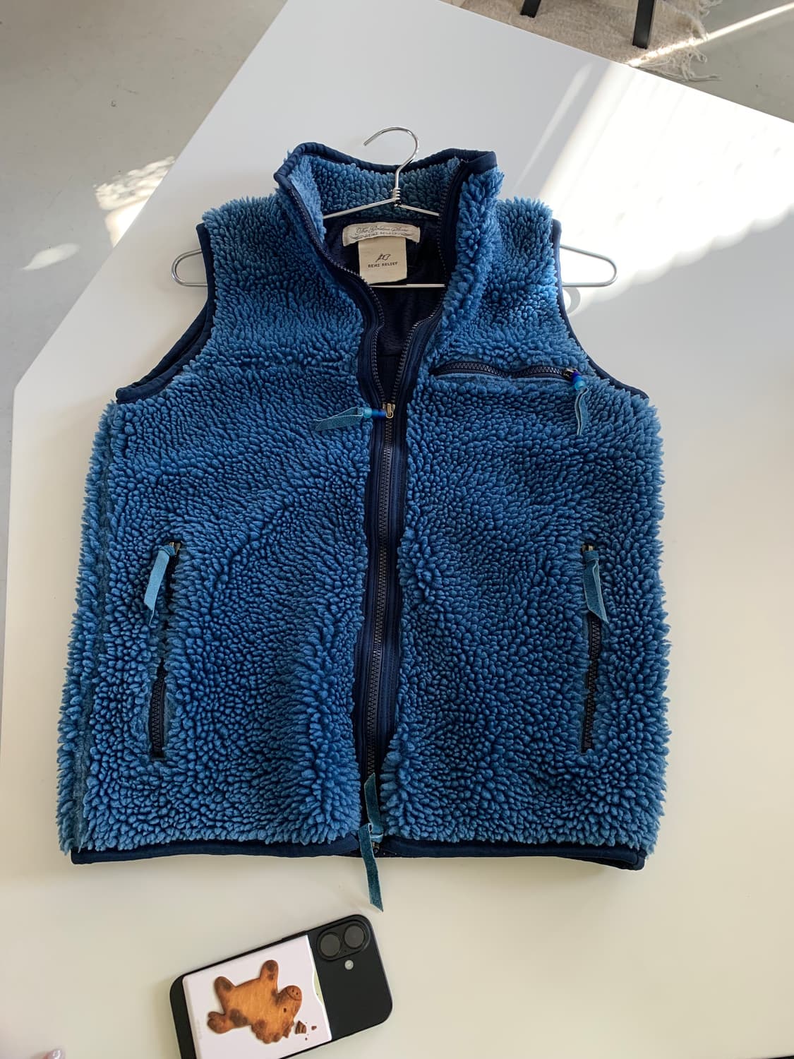 Remi relief 레미 릴리프 플리스 베스트 집 업 상품이미지1