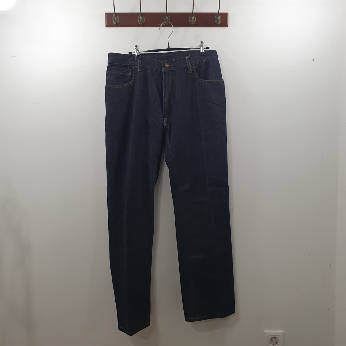 추34 리바이스 남성 진청 데님 팬츠 일자핏 데일리 면 청바지 상품이미지1