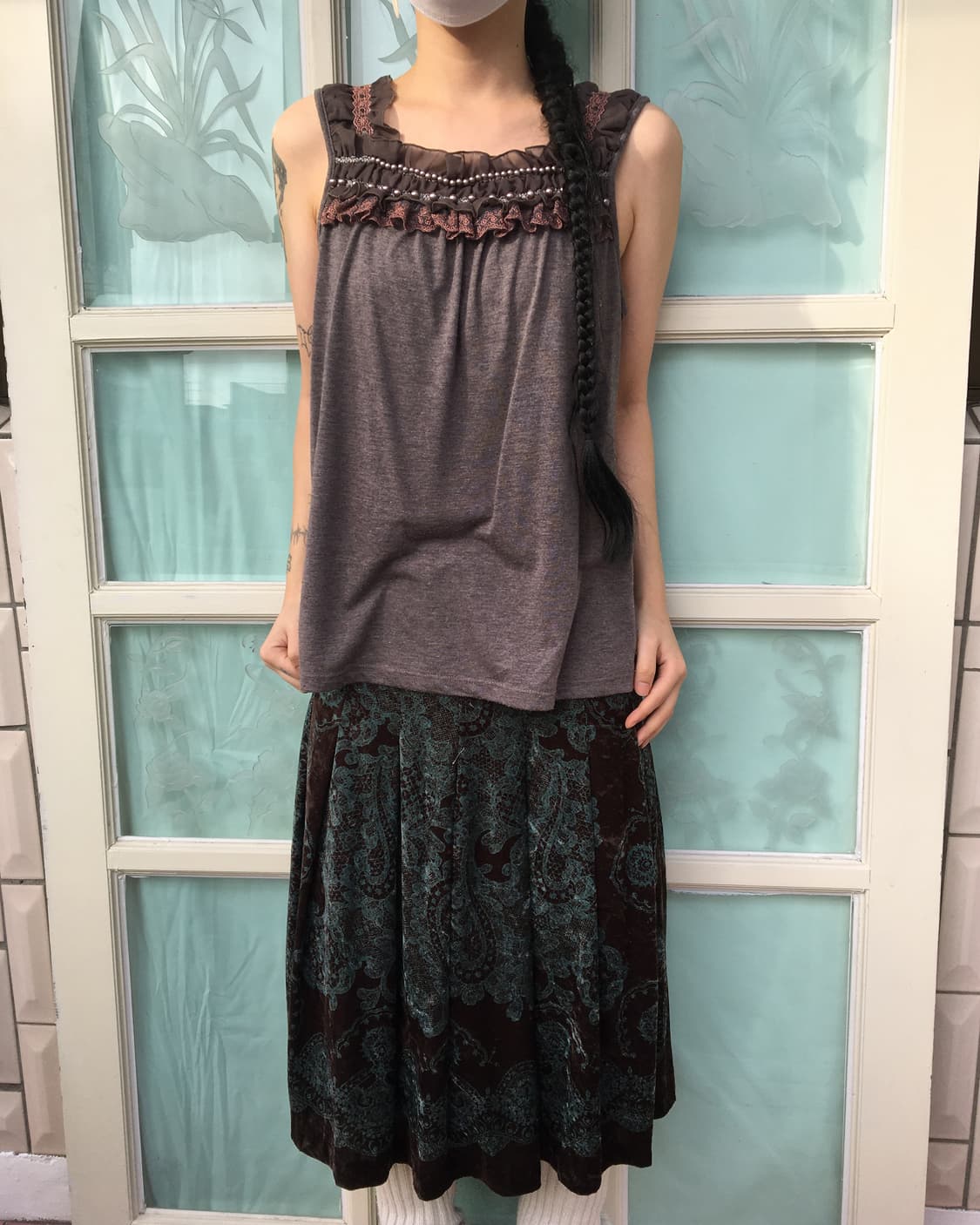 Lace point sleeveless 상품이미지4