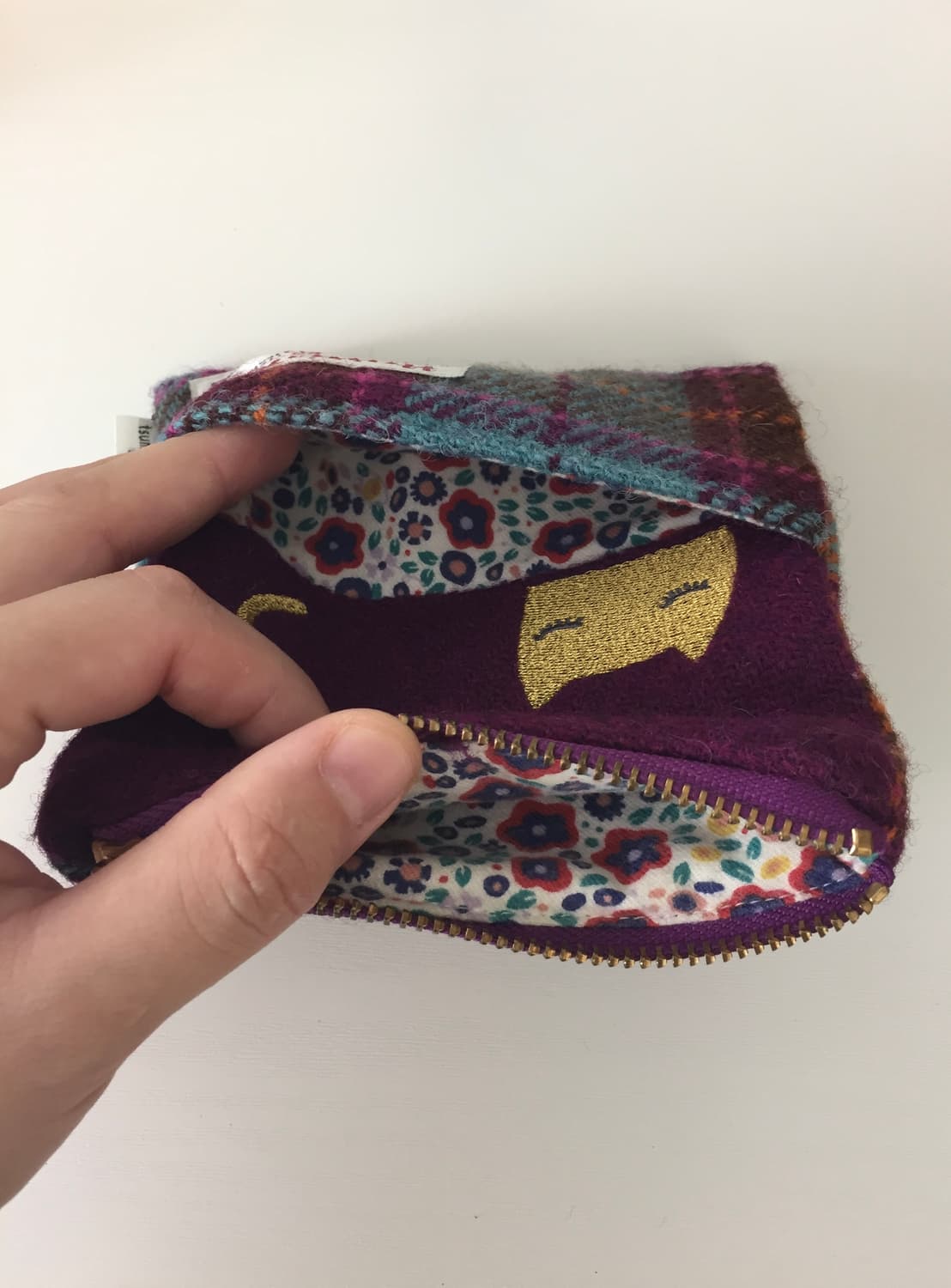 Tsumori Chisato SLEEP X HARRIS TWEED 파우치 상품이미지3