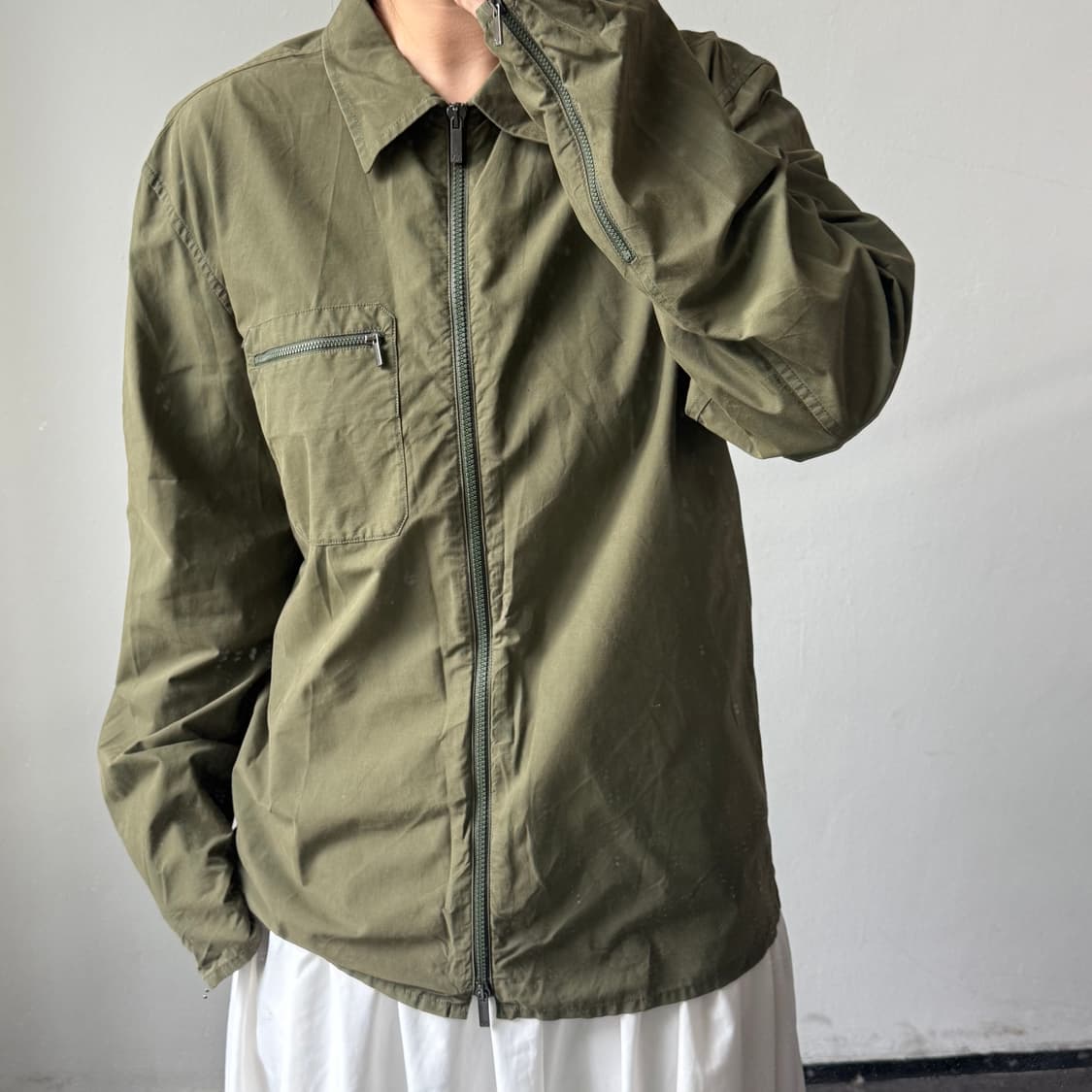 [L] 아르마니 익스체인지 카키 자켓 상품이미지1