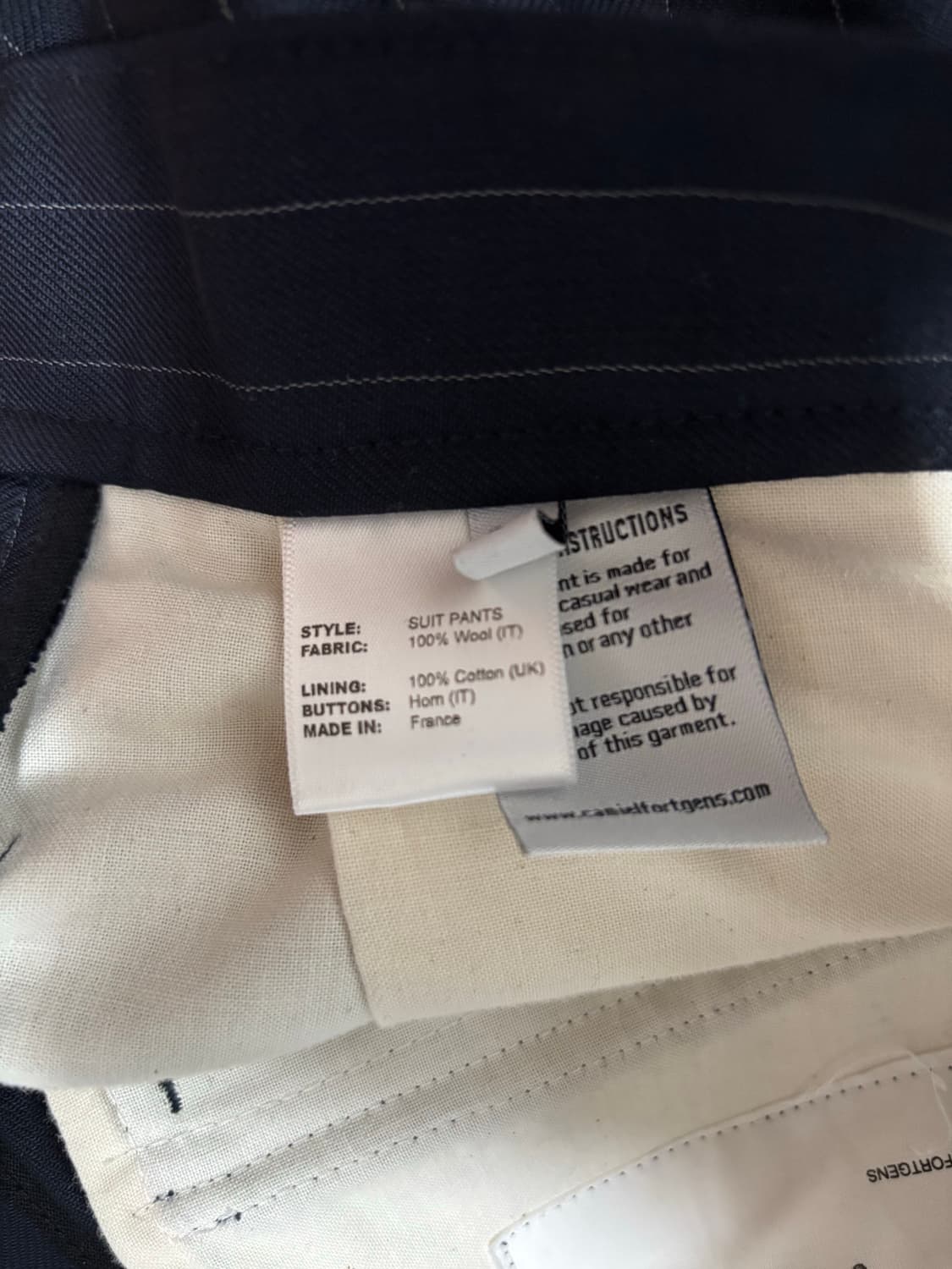 [s]카미엘포트젠스 슈트 트라우저 상품이미지6