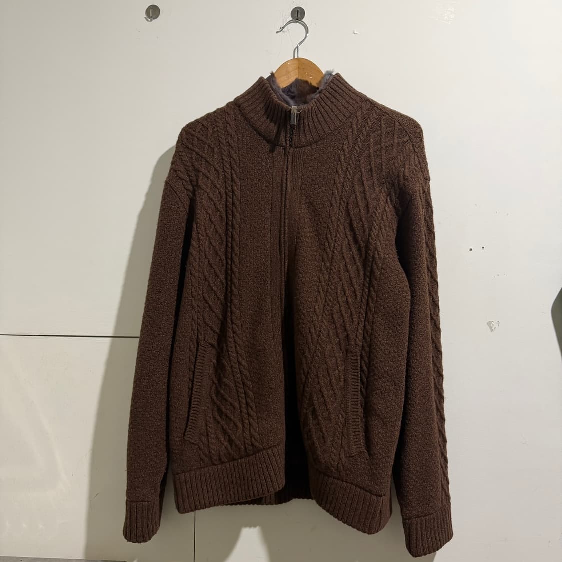 런던포그 니트집업 상품이미지1