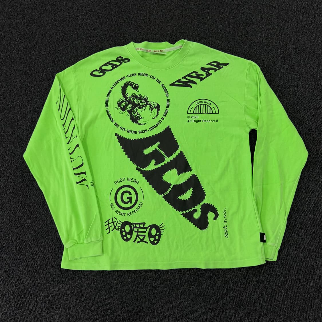 GCDS 프린팅 롱슬리브 티셔츠 상품이미지1