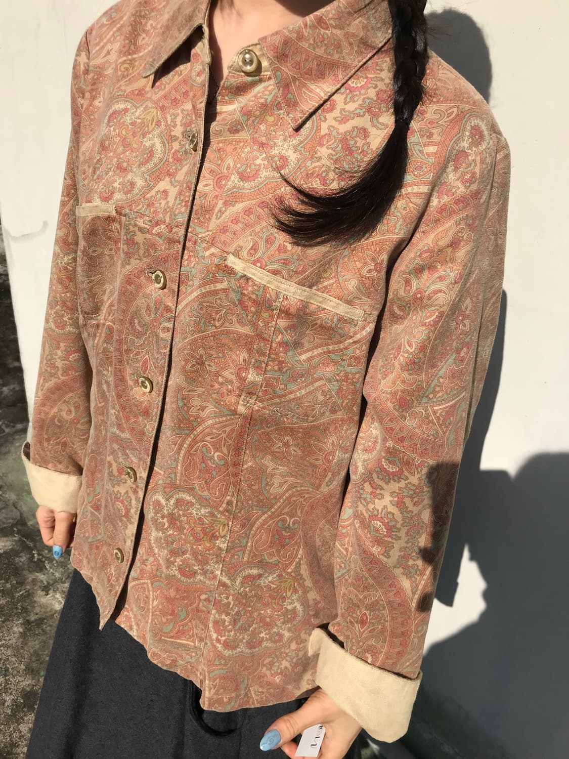 롱샴 페이즐리 빈티지 셔츠 상품이미지6