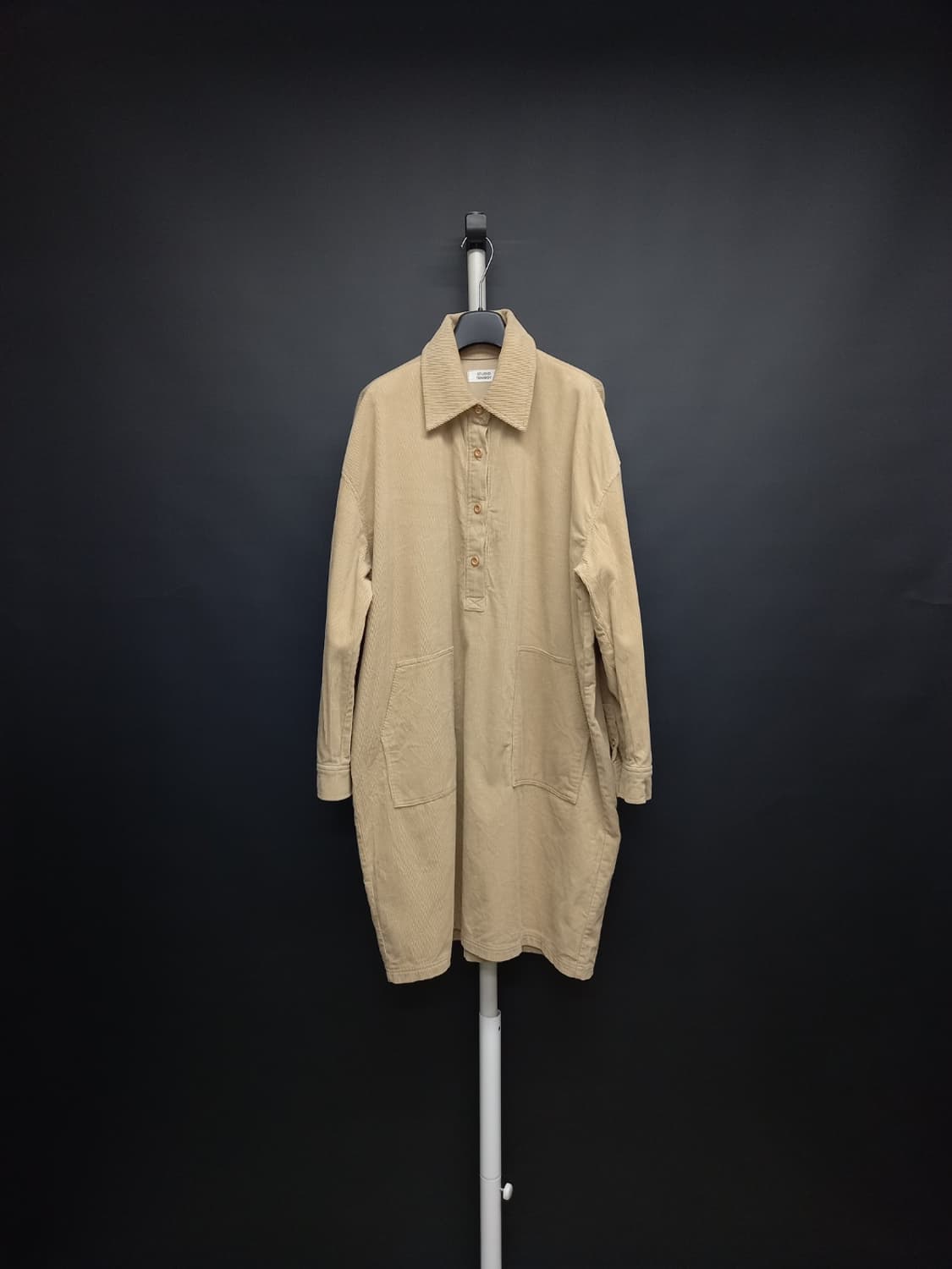 새 톰보이 코듀로이 골덴 롱 원피스 F 44-77 상품이미지1