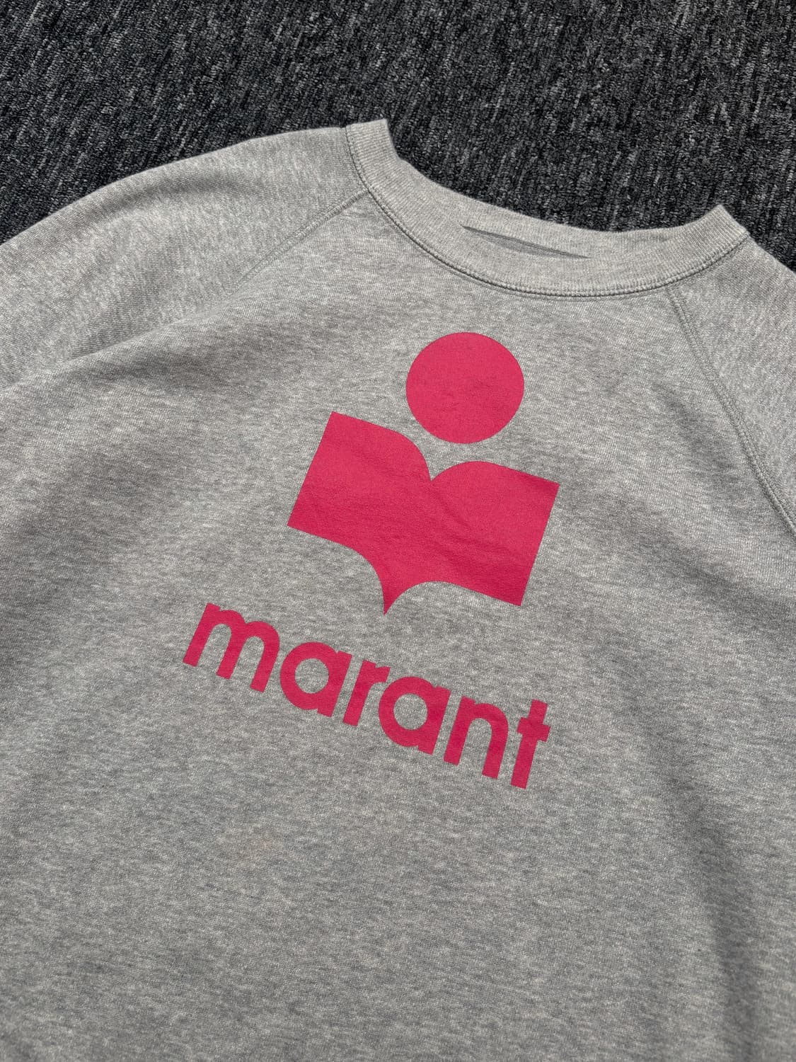 이자벨마랑 그레이 빅로고 맨투맨 상품이미지4