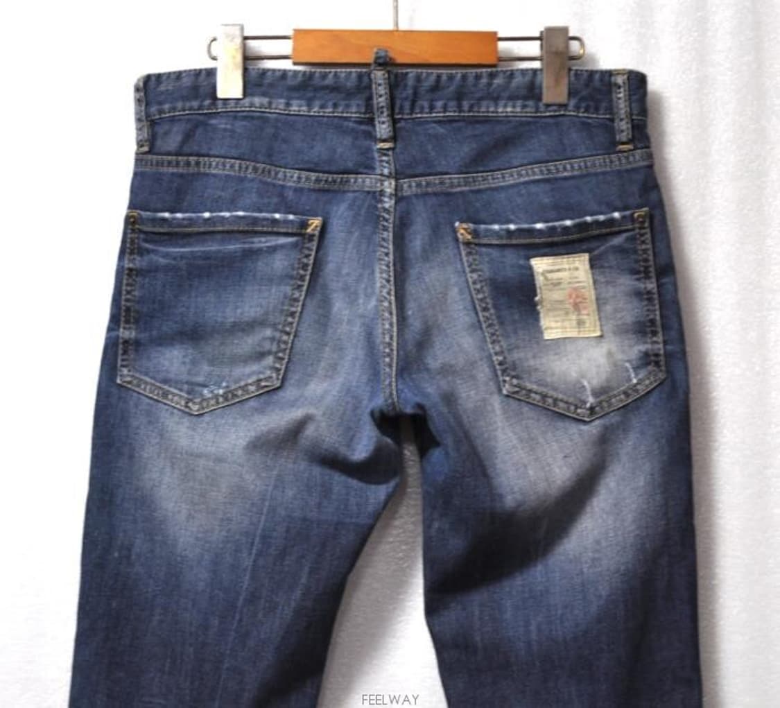 디스퀘어드 남성스팸패치데미지워싱진 상품이미지4