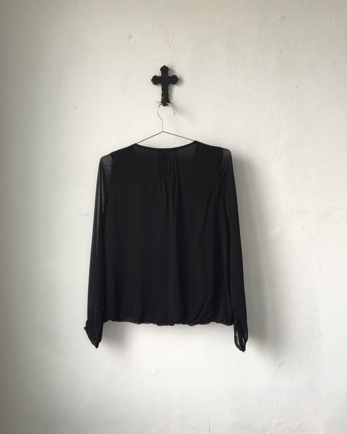 lace trimming  blouse 상품이미지4