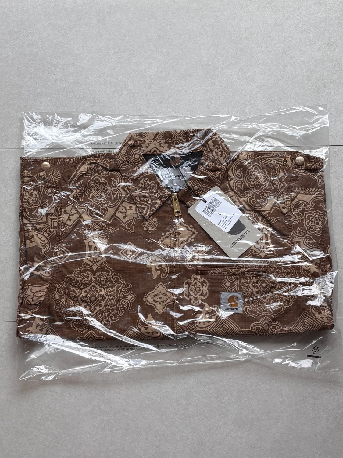 Carhartt WIP 디트로이트 자켓 페이즐리 패턴 (새상품) L 상품이미지1