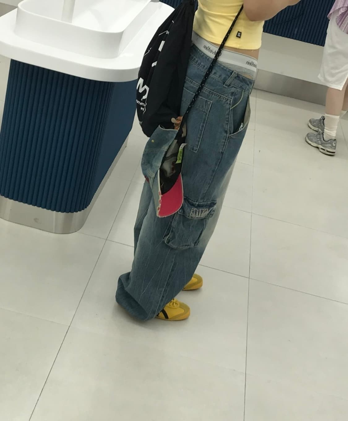 스컬프터 애시드 카고 데님 팬츠 L 상품이미지3