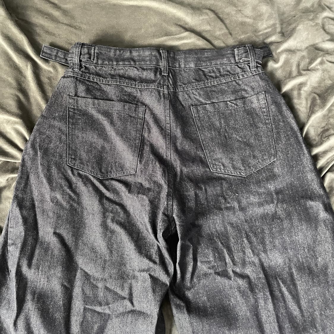 TEXX 텍스 TY302 커브드 배기 벌룬 데님 L사이즈 택포함 새상품 상품이미지3