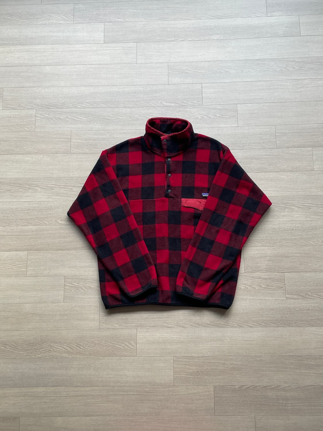 파타고니아 신칠라 레드 체크 버팔로 체크 상품이미지1
