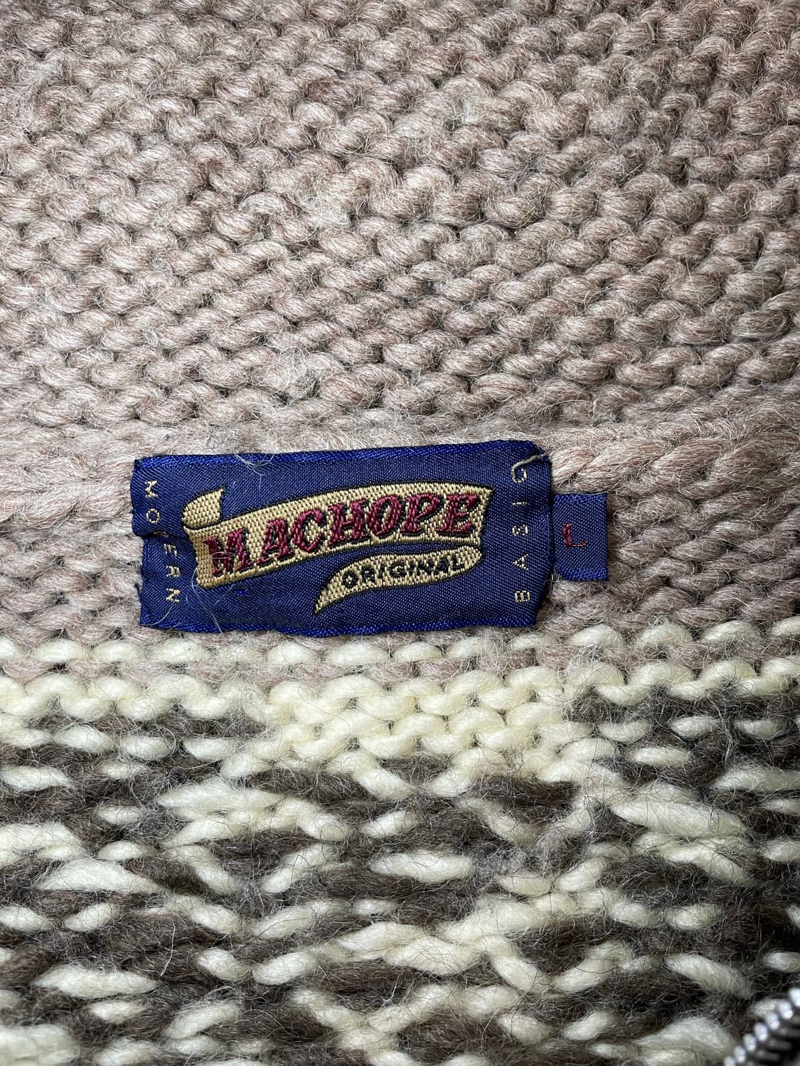 (빈티지)90‘s MACHOPE 맥호프 울 숄카라 코위찬 상품이미지4