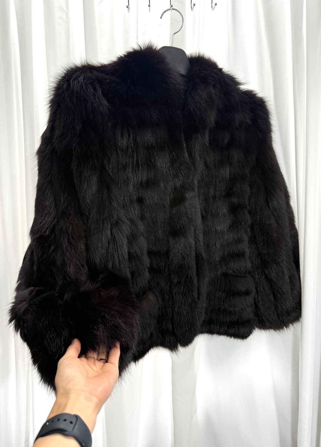 SAGA Fox  crop jacket (black) 상품이미지3