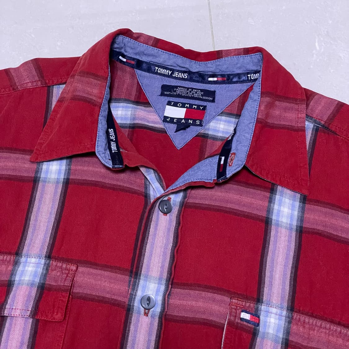 TOMMY jeans 타미힐피거 진 투포켓 셔츠 상품이미지1