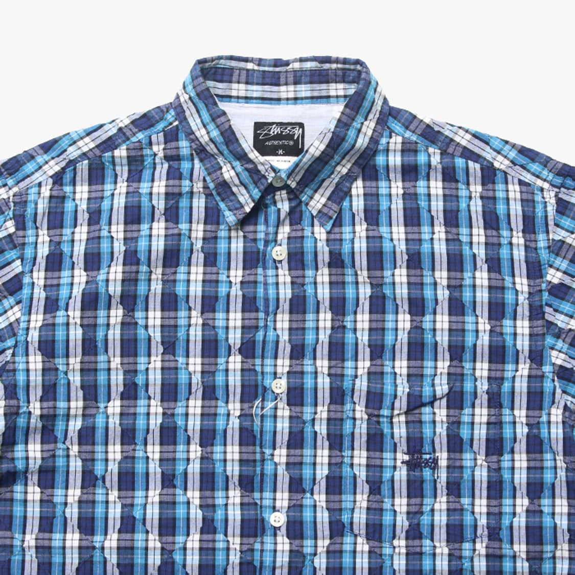  STUSSY "Check Half Shirts" 상품이미지2