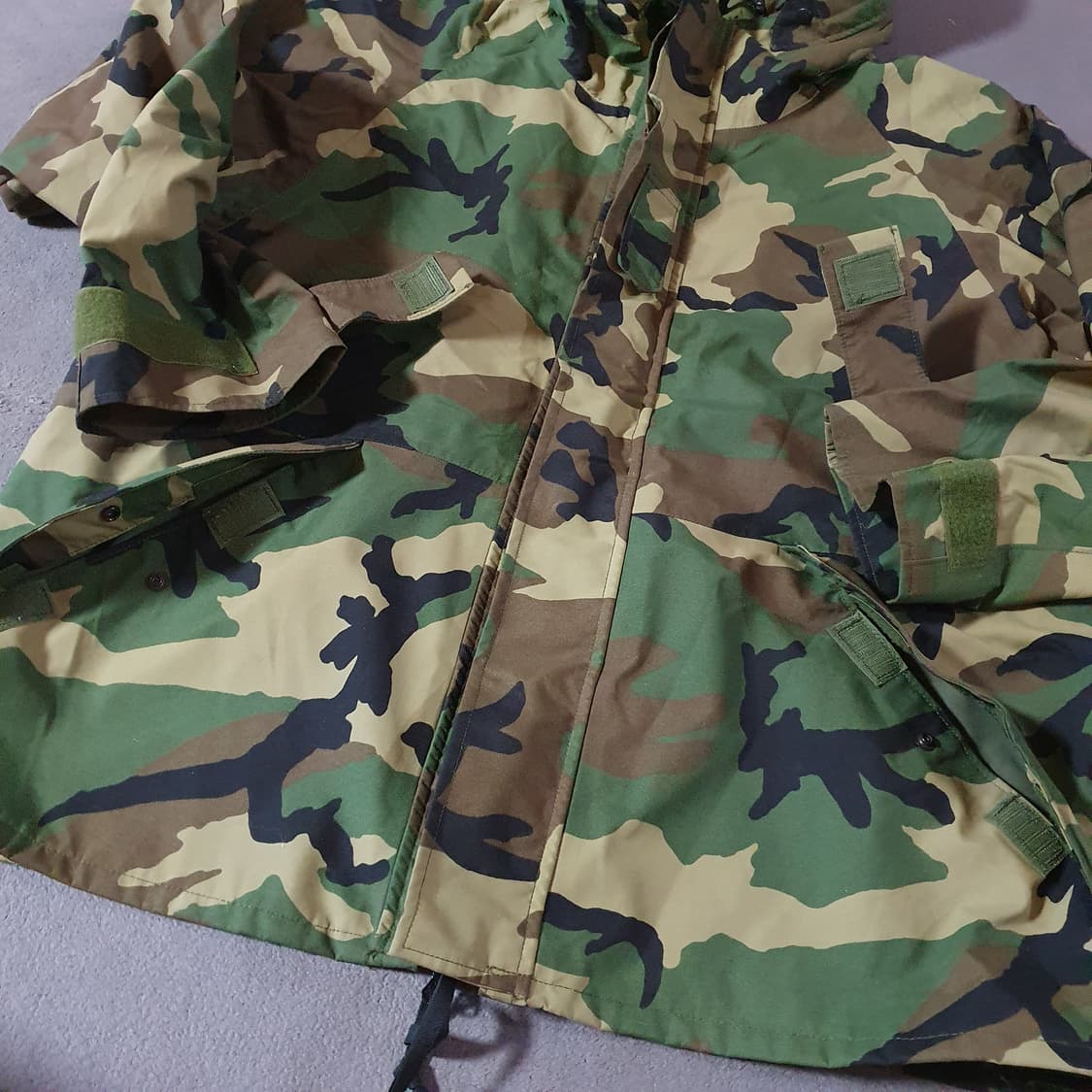 데드스탁 XL-R 새상품급 미군 우드랜드 고어텍스 자켓 바람막이 상품이미지3