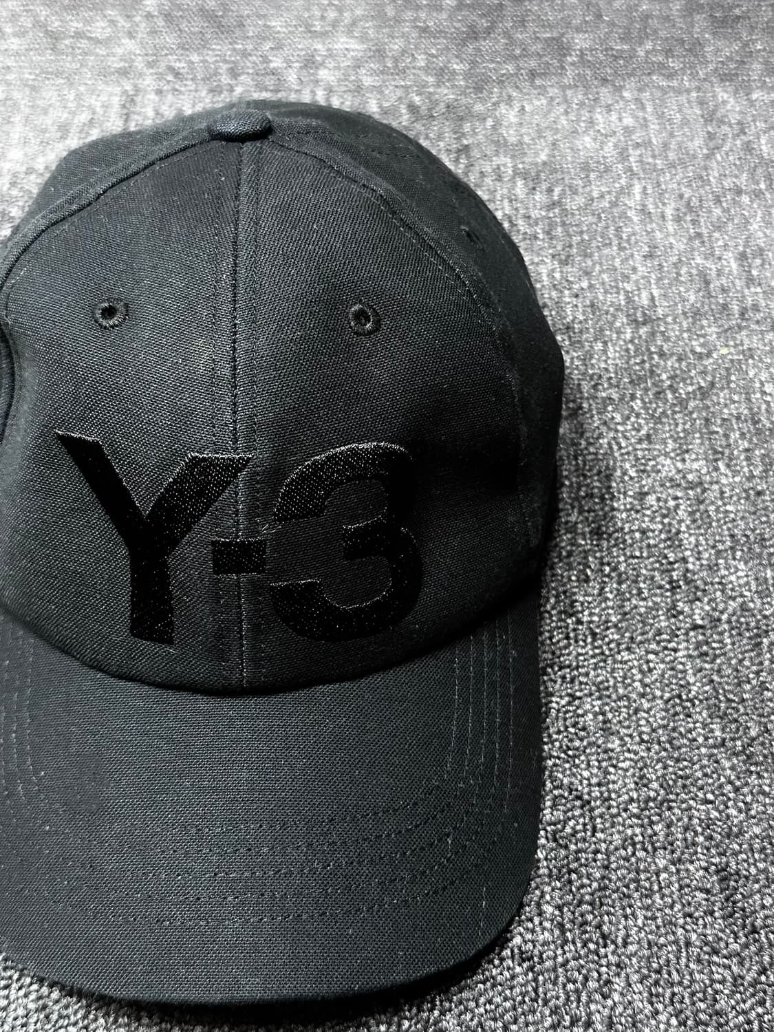 Y-3 요지야마모토 아디다스 캡 블랙 상품이미지6