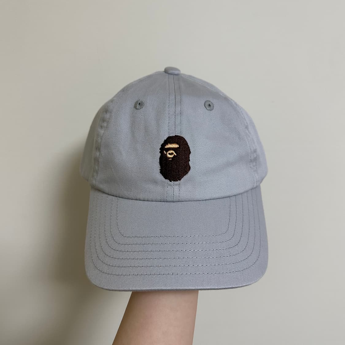 베이프 원포인트 패널 캡 그레이 상품이미지1