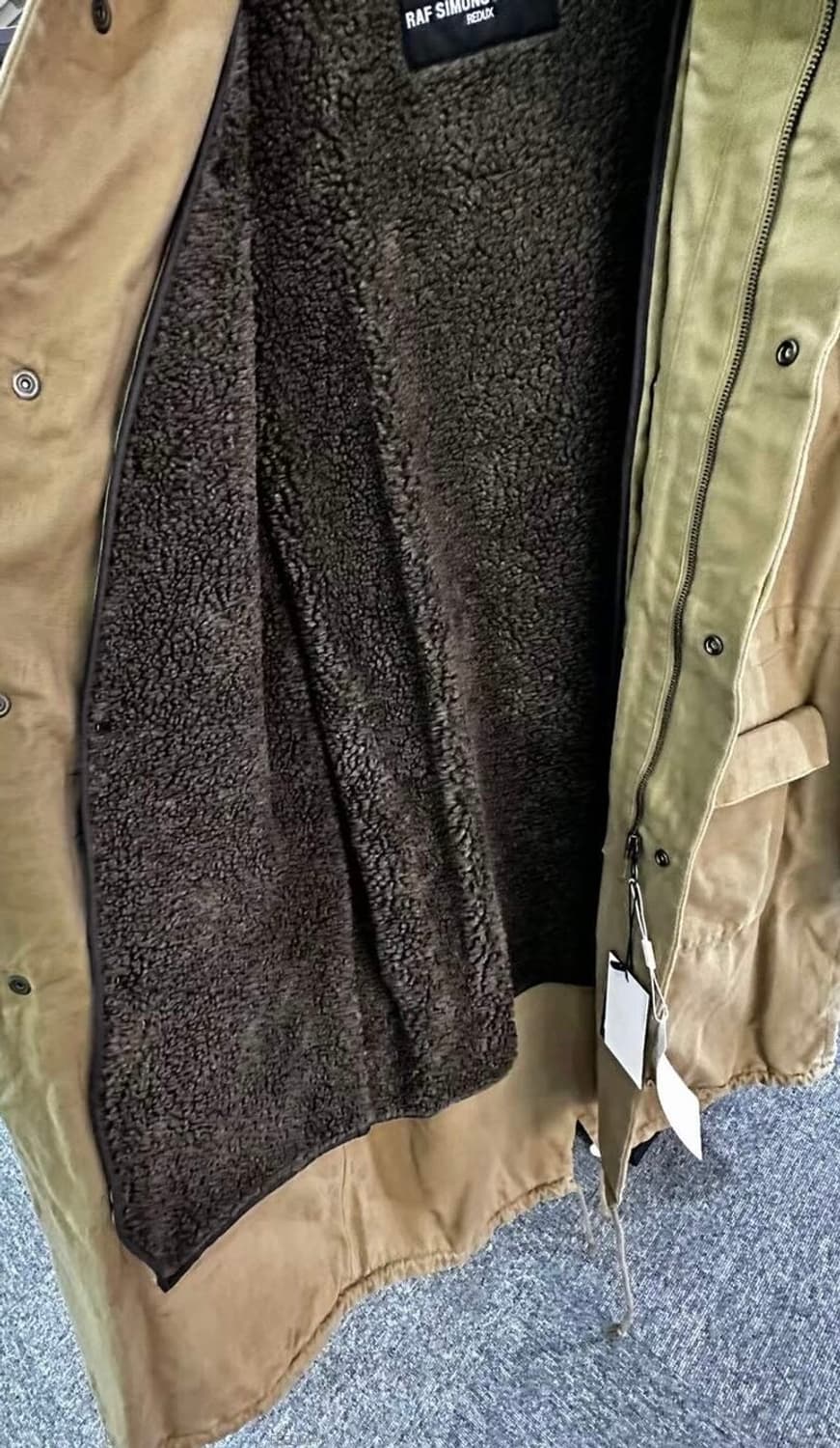 라프시몬스 리덕스 아카이브 야상코트  상품이미지3