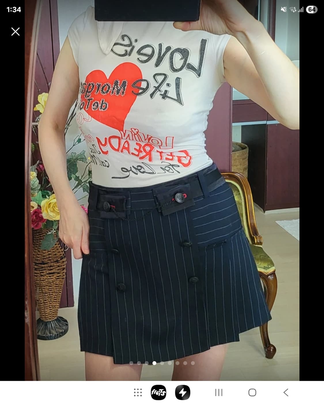 백화점구입 매긴 나잇브리지 투피스 셋업 세트 상품이미지4