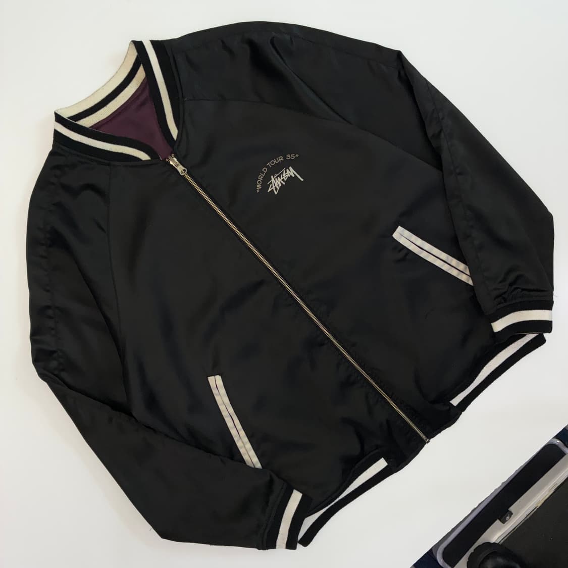 Stussy 스투시 35주년 수베니어 자수 스카쟌 상품이미지1