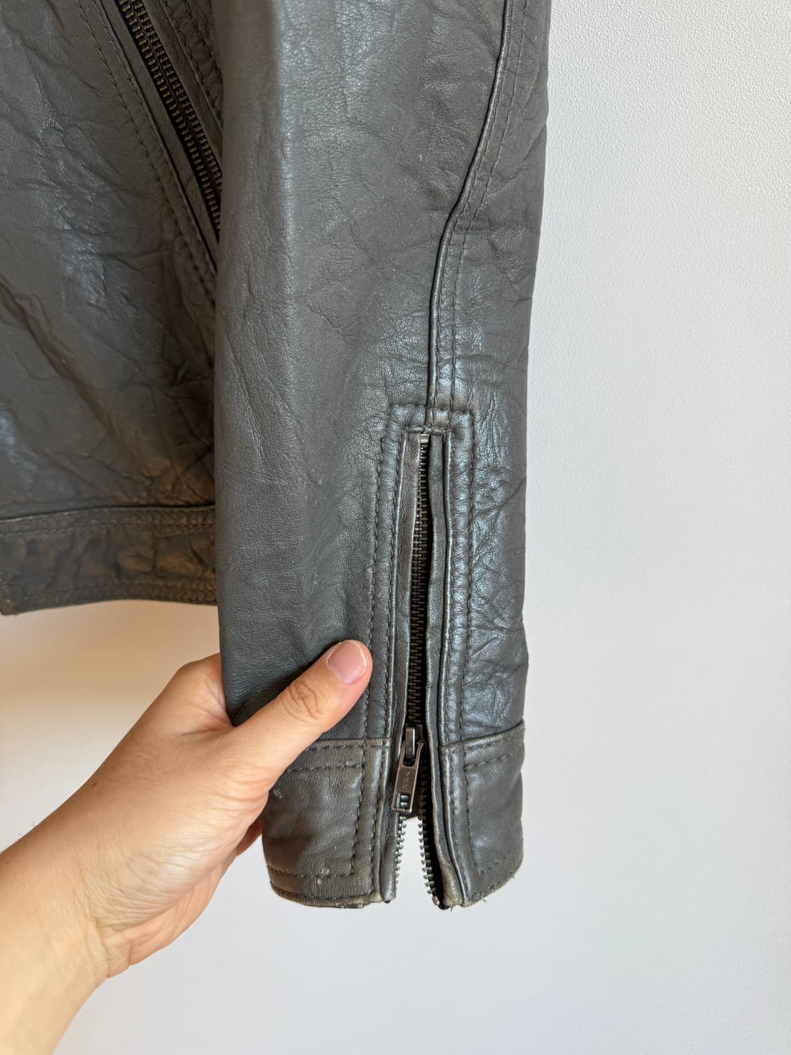 H&M 레더 자켓 상품이미지5