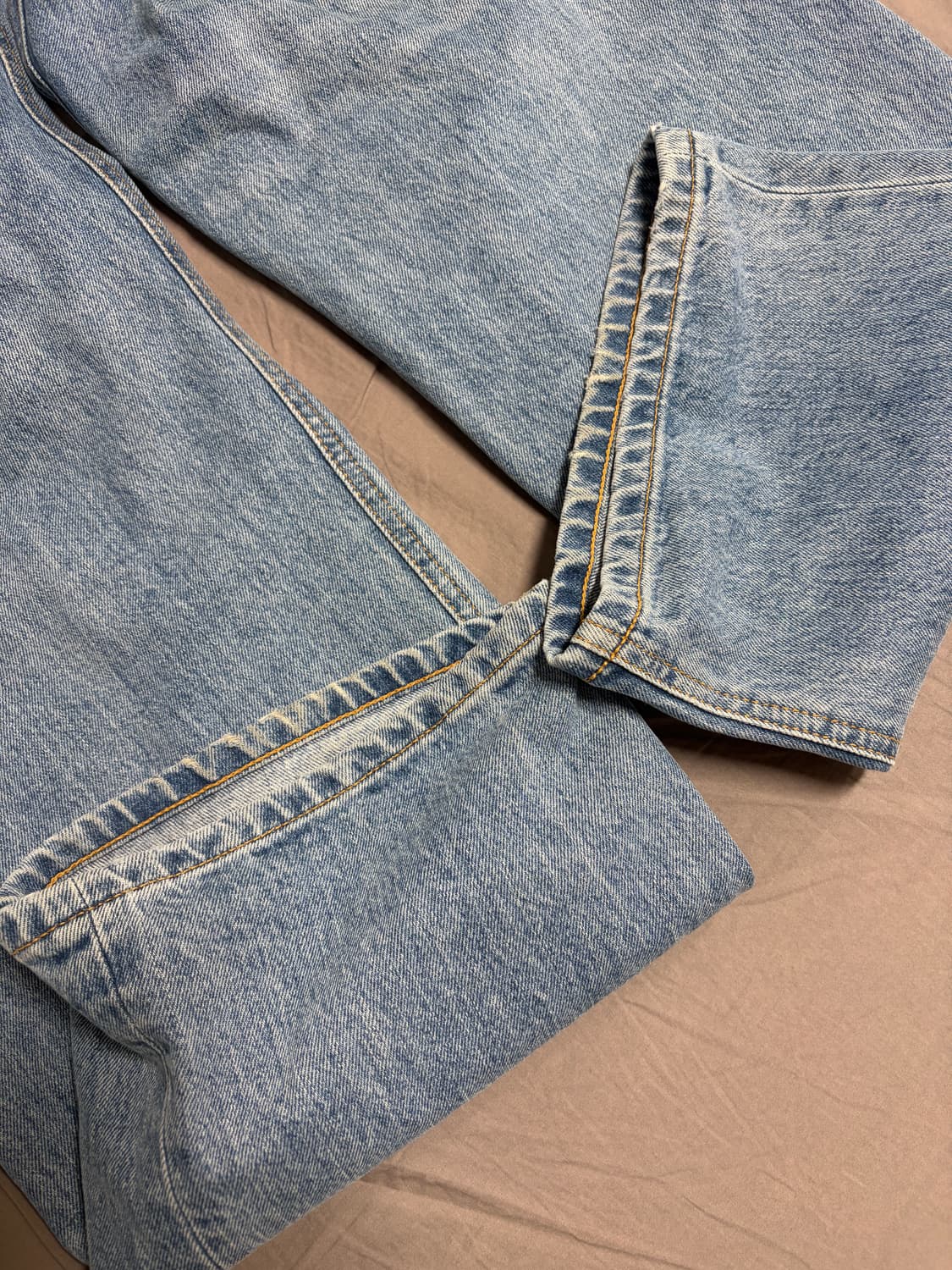 유스 21fw 와이드데님 미디엄블루 상품이미지3