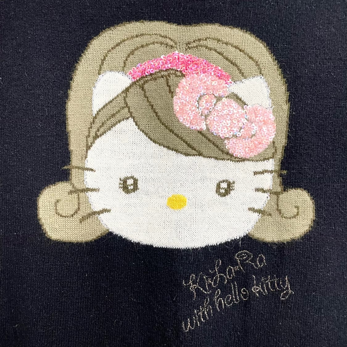 Ki La Ra Hello kitty 키라라 헬로키티 니트 고전키티 갸루 상품이미지4