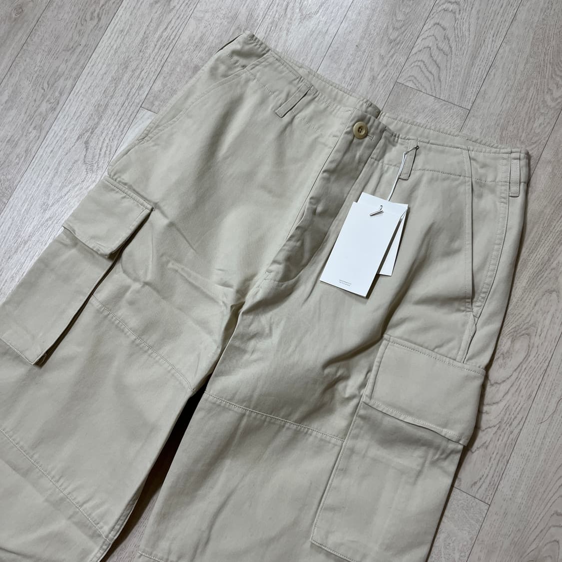 [4] 브라운야드 카고 팬츠 아이보리 상품이미지2