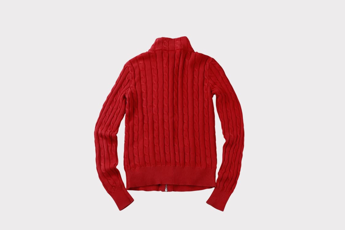 [여성 S] 폴로 랄프로렌 꽈배기 집업 니트 상품이미지8