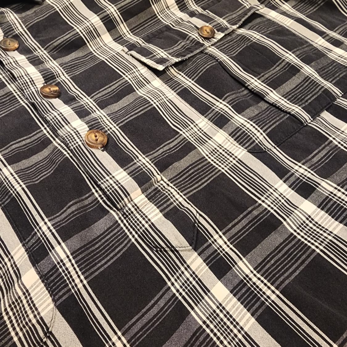 90s제작 POLO 풀오버 체크셔츠 상품이미지4