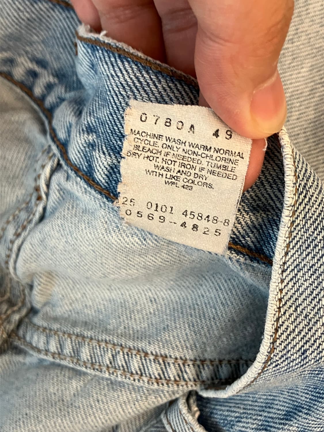 Vintage Levi’s 569 blank tab 36x30 상품이미지8