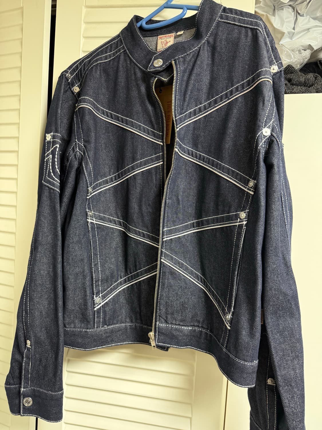 트루릴리젼 디펜더 생지 데님 자켓 인디고 (M) 상품이미지1