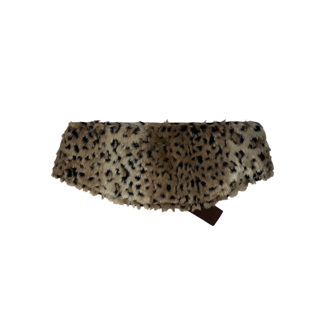 갸루 오네갸루 레오파드 퍼 트리밍 숏팬츠 & 벨트 set 상품이미지3